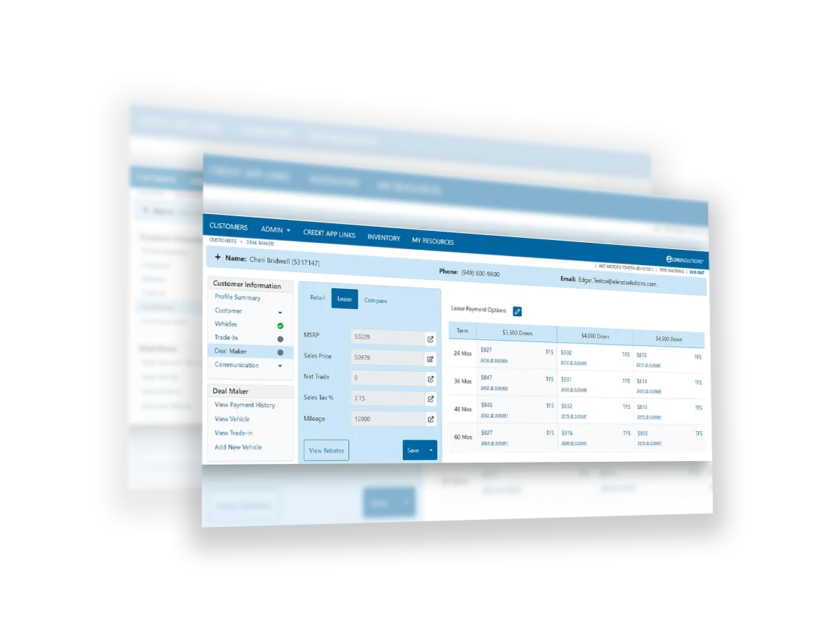 Lender Payment Grid